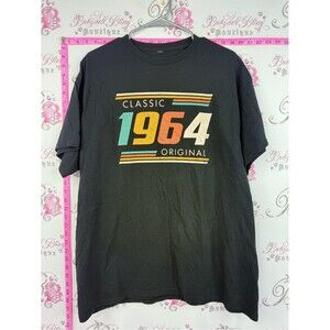 Tshirt Classic 1964 Original Graphic Tee - Black